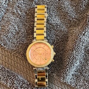 Michael Kors MK6140 Parker Pink Dial Women's Watch